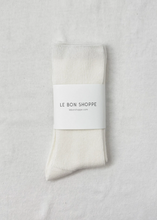 Load image into Gallery viewer, Trouser Socks, Classic White
