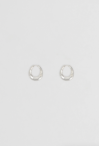 Daija Hoop Small, Silver