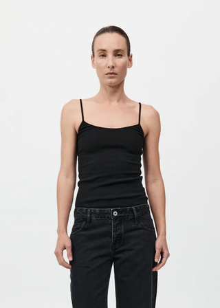 Rib Cami, Black