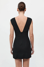 Load image into Gallery viewer, Plunge Mini Dress, Black
