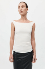 Load image into Gallery viewer, Slim Bateau Top, Off White
