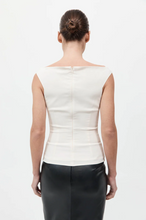 Load image into Gallery viewer, Slim Bateau Top, Off White

