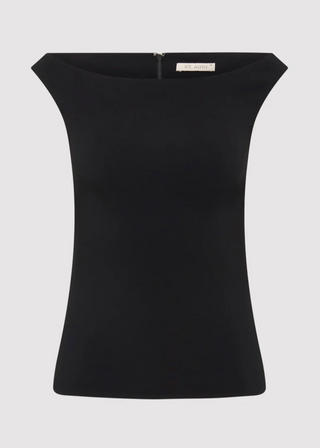 Slim Bateau Top, Black