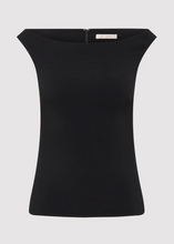 Load image into Gallery viewer, Slim Bateau Top, Black
