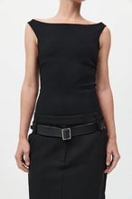 Load image into Gallery viewer, Slim Bateau Top, Black
