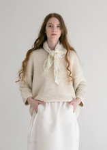 Load image into Gallery viewer, Knit Cotton Jumper, Ivory
