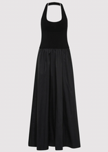 Load image into Gallery viewer, Halter Gathered Dress, Black
