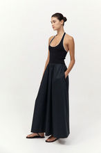 Load image into Gallery viewer, Halter Gathered Dress, Black
