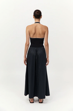Load image into Gallery viewer, Halter Gathered Dress, Black
