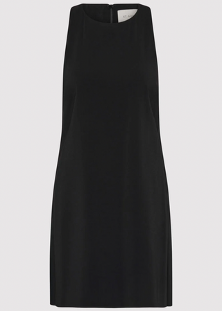 Cutaway Shift Dress, Black