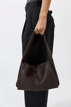 Load image into Gallery viewer, Lattice Everyday Satchel, Brown
