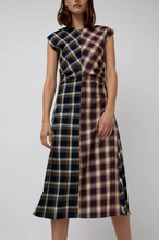 Load image into Gallery viewer, Rochelle Dress, Mixed Plaid
