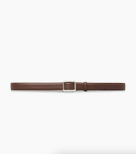 Load image into Gallery viewer, Georgia Wide Belt, Silver Chocolate Brown
