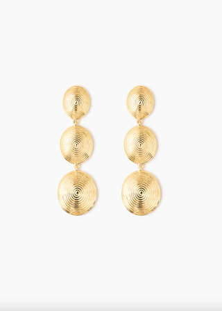 The Ruby Earrings, Gold