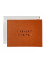 Load image into Gallery viewer, I Really Love You Card No. 20, Rust
