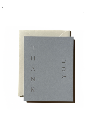 Thank You Card No. 45, French Blue
