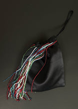 Load image into Gallery viewer, Beaded Fringe Wristlet Bag, Black
