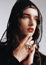Load image into Gallery viewer, Tikki Net Cap, Black/Silver
