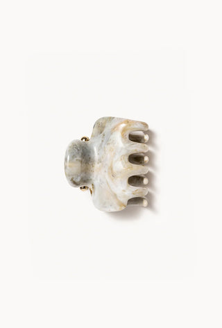 2" Claw Clip, Green Marble
