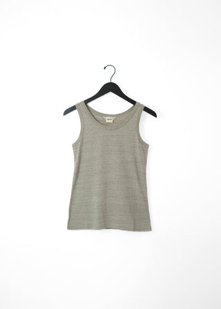 Undyed Cotton Tank, Grey
