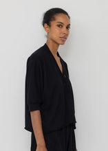 Load image into Gallery viewer, Short Sleeve Sweatshirt, Black
