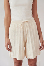 Load image into Gallery viewer, Wide Rib Shorts, Ecru
