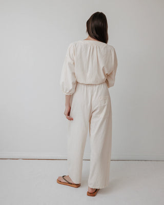 Wide Trouser, Natural