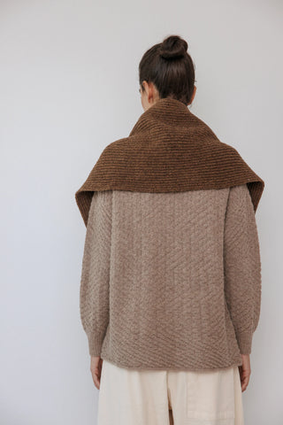 Wrap Scarf, Umber