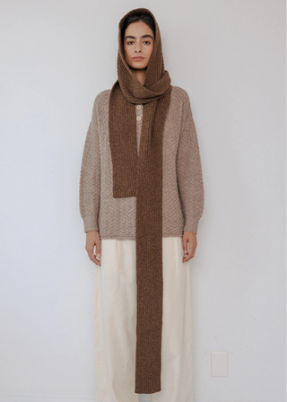 Wrap Scarf, Umber