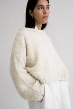 Load image into Gallery viewer, Agus Hand Knitted Wool Jumper, Ivory
