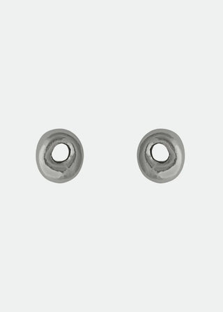 Bagel Studs, Silver