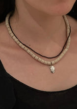 Load image into Gallery viewer, White Agate Bean Necklace
