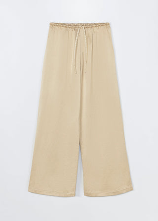 Satin Drawstring Pants, Champagne