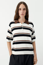 Load image into Gallery viewer, Organic Cotton Striped Polo
