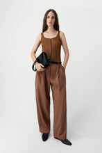 Load image into Gallery viewer, Ribbed Tank Top, Tobacco
