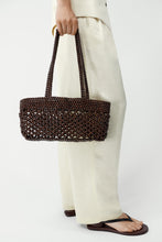 Load image into Gallery viewer, Wooden Beads Mini Bag, Brown
