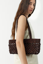 Load image into Gallery viewer, Wooden Beads Mini Bag, Brown
