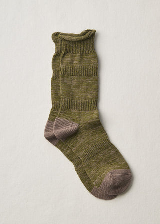 Organic Cotton Ploot Socks, Olive
