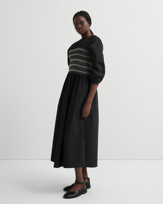 Etched Dress, Black