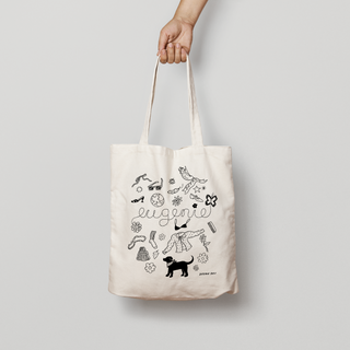 eugenie x Doodle Deli tote