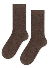 Load image into Gallery viewer, Italia Cashmere Cozy Rib Crew, Llama
