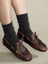 Load image into Gallery viewer, Italia Cashmere Cozy Rib Crew, Charcoal
