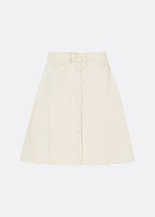 Jubilee Skirt, Ecru Denim