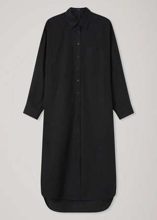 Judd Shirt Dress, Black