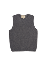 Load image into Gallery viewer, Kaileigh Cashmere Top, Dark Heather Grey
