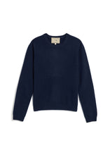 Load image into Gallery viewer, Lulu Cashmere Sweater, Navy
