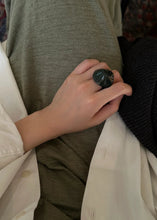 Load image into Gallery viewer, Bud Ring, Moss Agate
