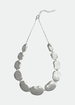 Nutshell Sequence Necklace, Silver