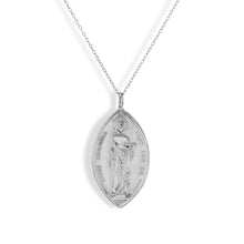 Load image into Gallery viewer, St. Dymphna Necklace, Sterling Silver
